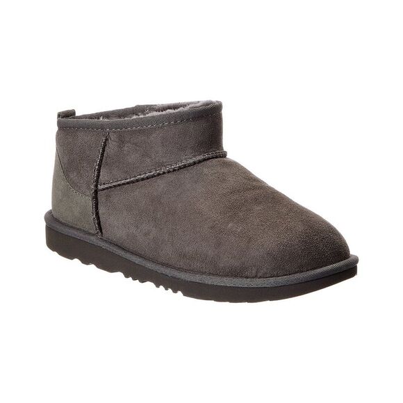Ugg Kids Classic Ultra Mini Suede Boot Grey